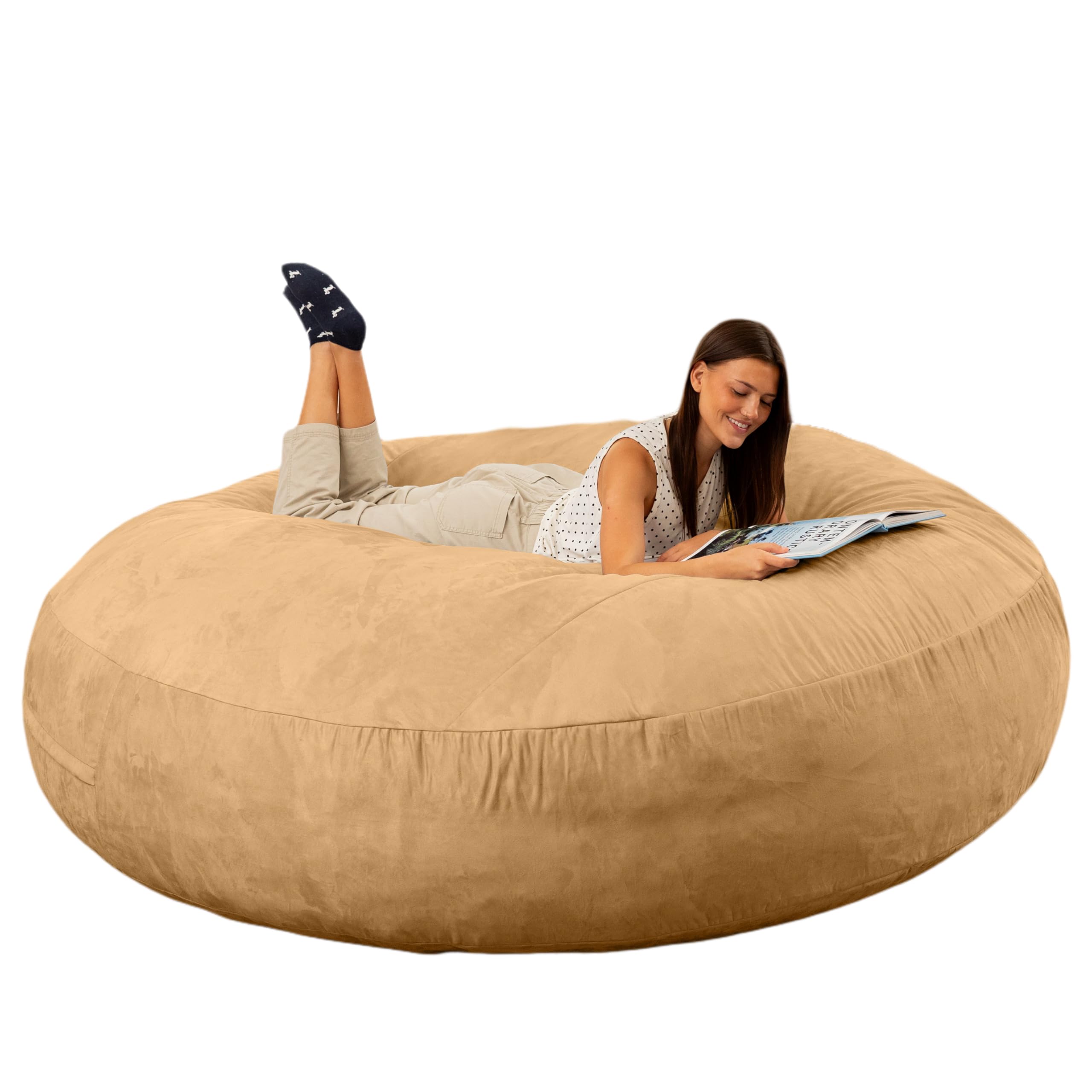 Amazon.com: Jaxx 6 Foot Cocoon - 2-in-1 Convertible Bean Bag Bed